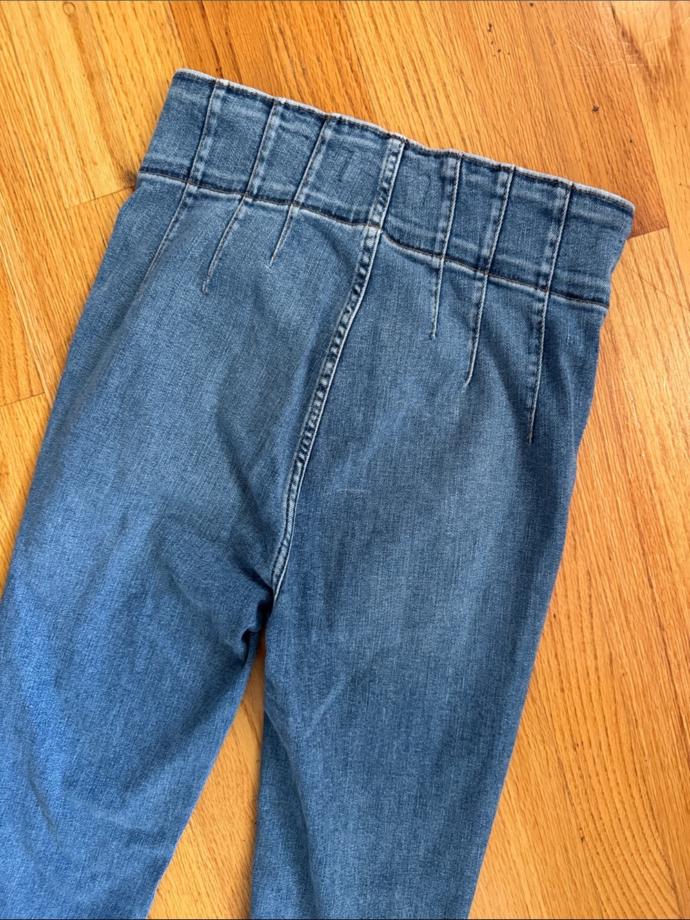 Free People We The Free Jayde Kick Flare Jeans Size 27 Retro Style High Waisted - Picture 6 of 6